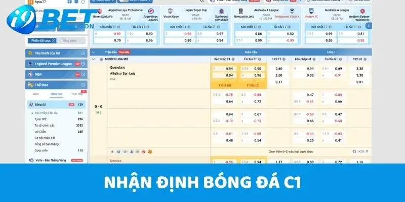 Áp Dụng Nhận Định Bóng Đá C1 Trong Cá Độ Ăn Tiền Lớn 4 Nhận định bóng đá C1