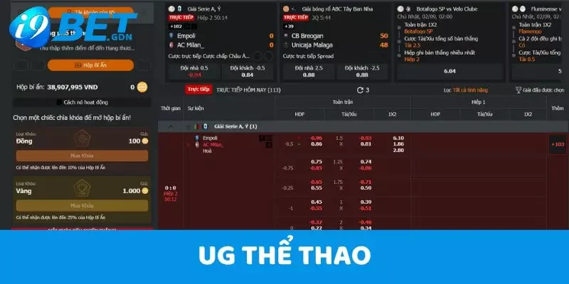 Thể Thao i9bet – Cơ Hội Làm Giàu Cực Nhanh Cho Cược Thủ 3 UG thể thao