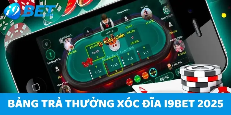 Xóc Đĩa I9bet Và Kinh Nghiệm Cược Ăn Tiền Đơn Giản Nhất 2025 4 Các cửa cược xóc đĩa I9BET và tỷ lệ thưởng tương ứng